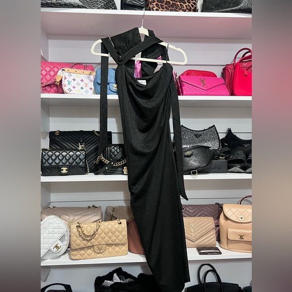 Revolve Superdown Carli Sparkle Gown in black - NWT - Picture 8 of 10